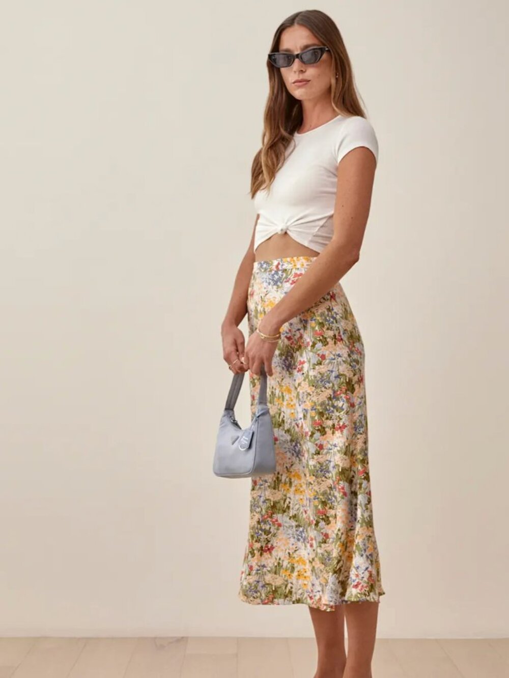 Reformation Zoe Skirt Wildflower Size 6